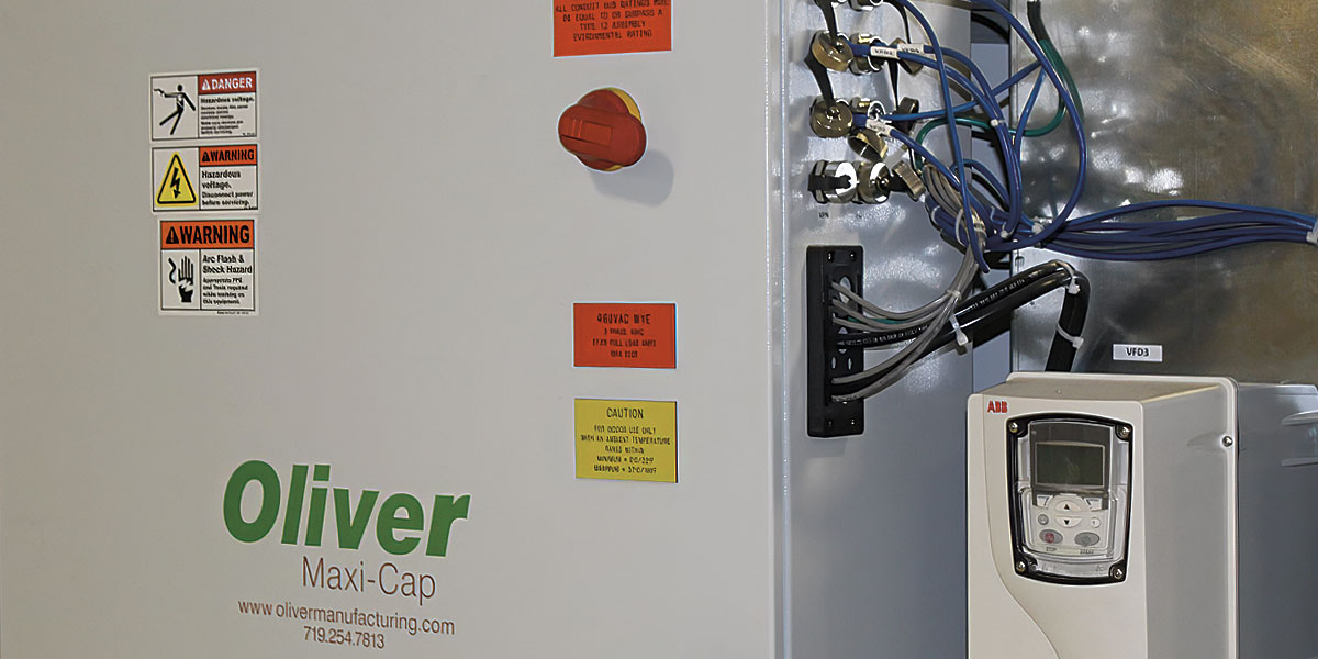 Retrofit electrical panel houses automation and remote connectivity technology.
